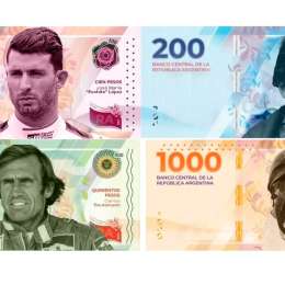 Los pilotos eligieron a los próceres para los billetes