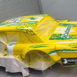 Ya salió de pintura el Ford que utilizará Di Palma