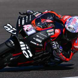 "1-2" de Aprilia en Barcelona