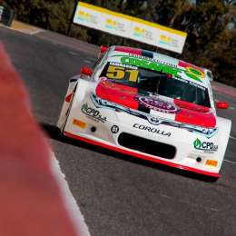 Leonel Tambascio, en un accidentado Sprint del Series