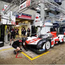 López y Varrone, en el Test Day de Le Mans