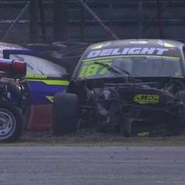 ¿Cómo quedó el auto de Malbran tras el accidente?