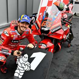 Bagnaia sumó la cuarta pole del año en Assen