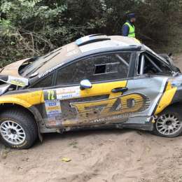El accidente que paró al Rally del Poncho