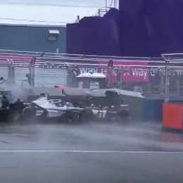 VIDEO: el espectacular accidente que detuvo a la Fórmula E