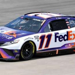 Nascar: Denny Hamlin fue el más rápido en la clasificación para Pocono