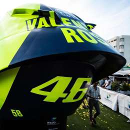 Valentino Rossi y un llamativo homenaje