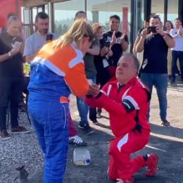 VIDEO: le propuso casamiento en un encuentro de Di Palma