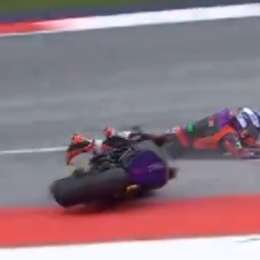 VIDEO: ¡increíble! se cayó en la última curva de la última vuelta cuando venía ganando