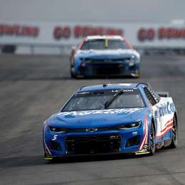 NASCAR: Kyle Larson le ahogó la fiesta completa a Chase Elliott