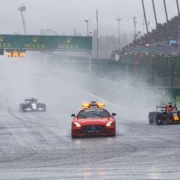VIDEO: F1: GP de Bélgica 2021, cuando la lluvia ahogó el show