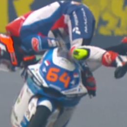 VIDEO: una salvada de película en Misano