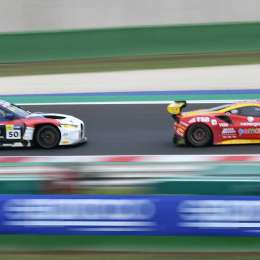 GT Italiano: Manu Urcera subió al podio en Imola