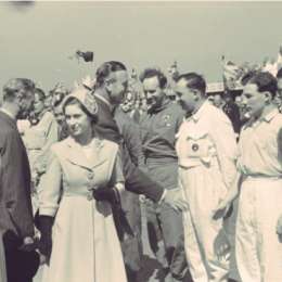 La Reina Isabel II estuvo en el primer GP de Fórmula 1