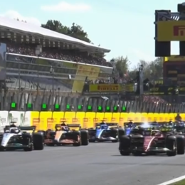 VIDEO: la largada del Gran Premio de Italia de F1