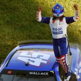 NASCAR: Bubba Wallace consiguió su primera victoria en Kansas
