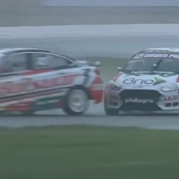 VIDEO: Insólito: venía ganando en el TN y se tocó con un rezagado