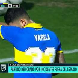 Caos en La Plata: incidentes, gases y el partido Gimnasia y Boca suspendido