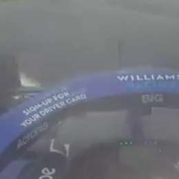 VIDEO: ¡Insólito! Latifi se equivocó la entrada a boxes en Suzuka