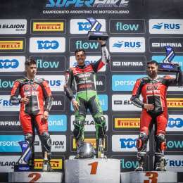 Superbike Argentino: Ribodino ganó la quinta fecha y el campeonato está al rojo vivo