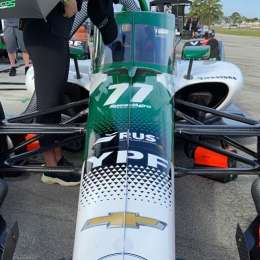 VIDEO: ¿Qué tiempo hizo Canapino en su primer contacto con el IndyCar?