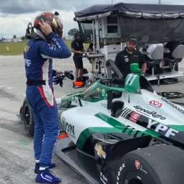 VIDEO: ¿qué dijo Agustín Canapino tras completar la prueba con el IndyCar?
