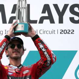Pecco Bagnaia ganó en Malasia y acaricia el título del MotoGP