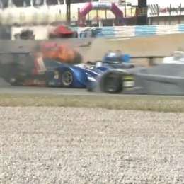 VIDEO: ¡Fuego y susto en el autódromo de Buenos Aires!