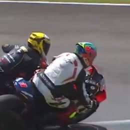 VIDEO: el chapa-chapa también existe entre las motos