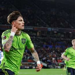 Con gol de Garnacho: el Manchester United venció a la Real Sociedad