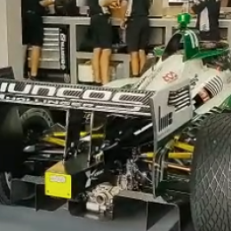 VIDEO: el IndyCar de Agustín Canapino ya está en el box del Autódromo de Buenos Aires