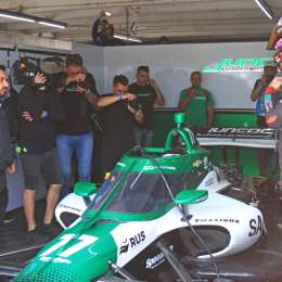 VIDEO: ¡subí el volumen! así suena el IndyCar de Agustín Canapino en Buenos Aires