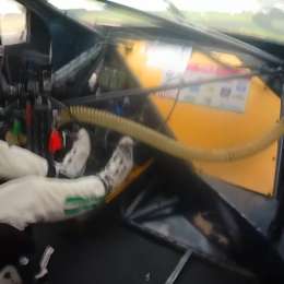 VIDEO: TC2000: el despiste de Pernía mientras lideraba la final desde adentro