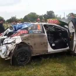 VIDEO: ¿por qué se produjo el tremendo vuelco en el Rally de Entre Rios?