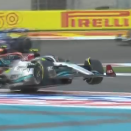 VIDEO: F1: Hamilton se despistó y tomó vuelo en Abu Dhabi