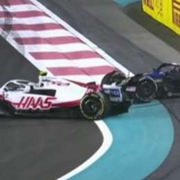 VIDEO: Schumacher y Latifi, involucrados en un incidente en el GP de Abu Dhabi