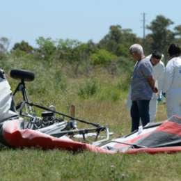 Fatal accidente aéreo en La Plata
