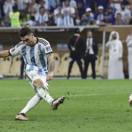 Gonzalo Montiel y su infalible racha a la hora de ejecutar penales