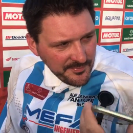 Alejandro Fantoni, contento luego del prólogo: "Es un placer enorme poder estar acá"