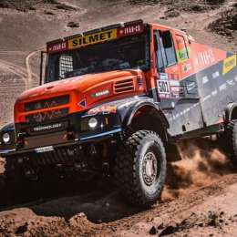 Martin Macik, el ganador del prólogo del Dakar 2023 en camiones