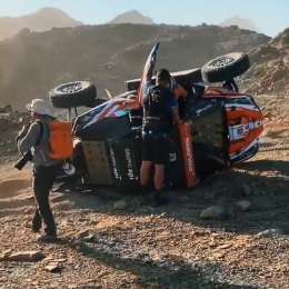 El Dakar 2023 ya tuvo su primer accidente