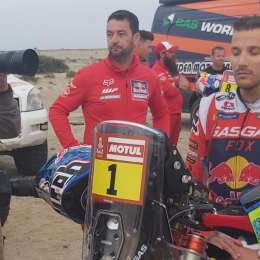 Primera gran baja en el Dakar: se accidentó Sam Sunderland