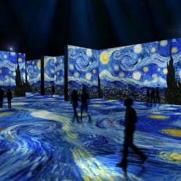 Van Gogh aterrizó en Mendoza