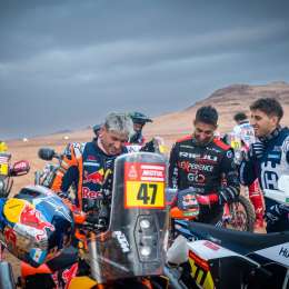 Kevin y Luciano Benavides pelearon por el sexto lugar en la Etapa 4