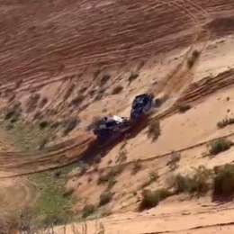 ¡Insólito choque en pleno desierto en el Dakar 2023!