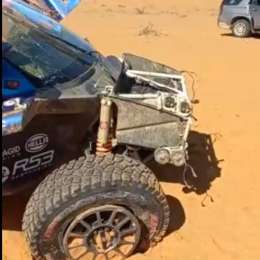 Dakar 2023: impactante vuelco de Laia Sanz en la quinta etapa