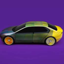 ¡Como el camaleón! BMW presentó un auto que cambia de color