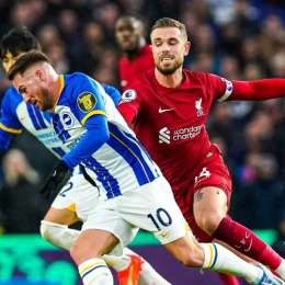 Polémica en Brigthon de Mac Allister luego de la victoria ante el Livepool