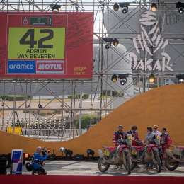 Galería con toda la definición y los campeones del Dakar 2023