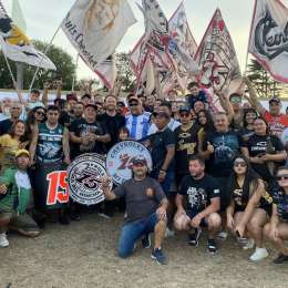 La hinchada de Chevrolet despidió a Agustín Canapino